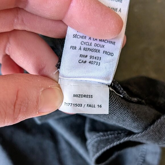 Toad&Co Brown Gray 3/4 Sleeve Fit and Flare Mizdress medium - Picture 9 of 10